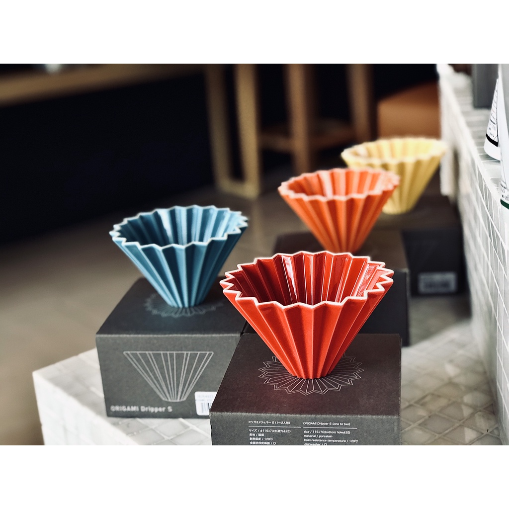 Phễu Pha cà Phê Origami Japan - chính hãng nhật bản - 3C Roastery - nhiều màu sắc