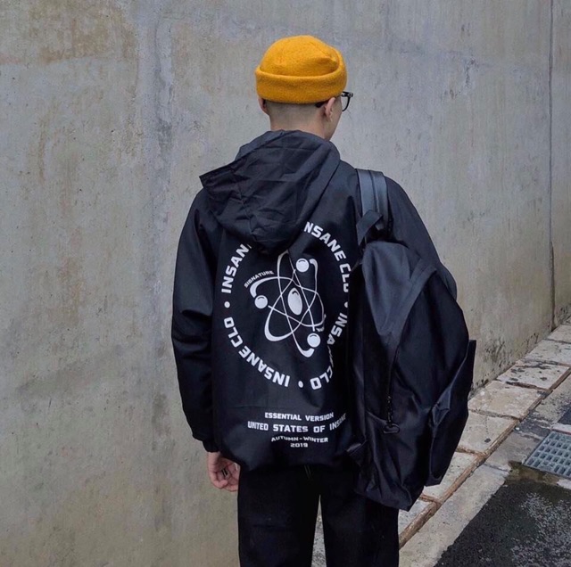 Áo khoác dù jacket nam nữ unisex in hình quả cầu FRAGILE có size lớn | BigBuy360 - bigbuy360.vn