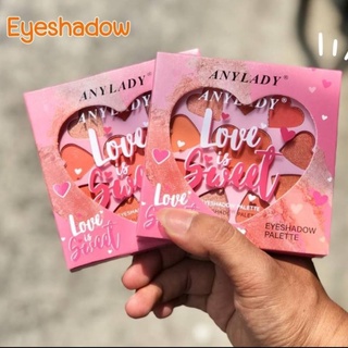 Phấn Mắt/Má/Nền Nhũ 10 Ô Trái Tim ANYLADY