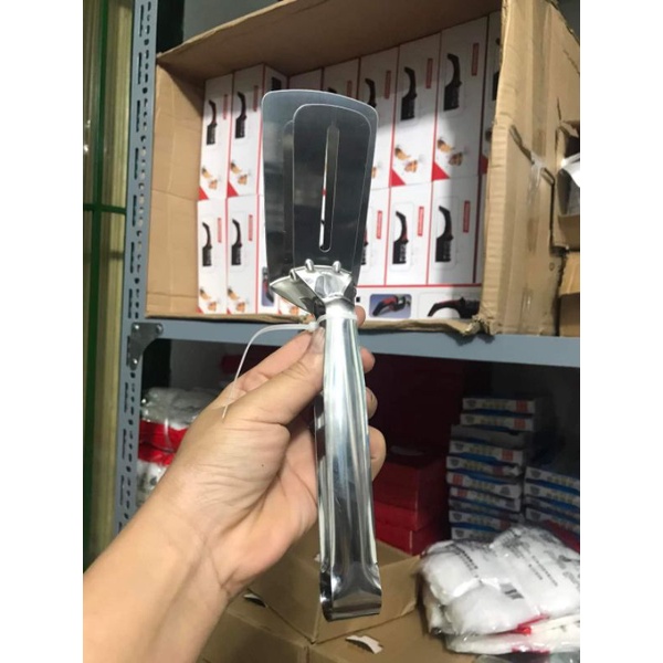 Kẹp inox gắp thức ăn - Xẻng kẹp gắp thức ăn nóng