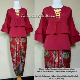 Áo Kiểu Rumbai / Kebaya Rumbai / Kebaya Thiết Kế Hiện Đại