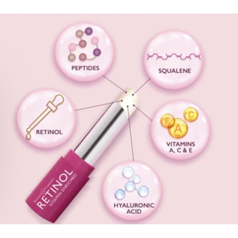 Thanh lăn dưỡng mắt chống lão hoá retinol vitamin enriched 3.5g