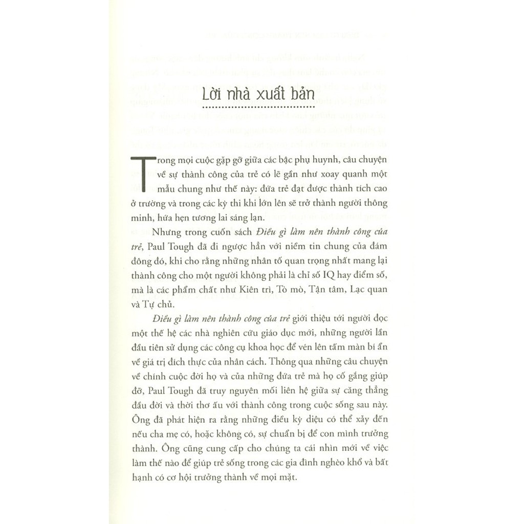 Sách - Điều Gì Làm Nên Thành Công Của Trẻ [AlphaBooks]