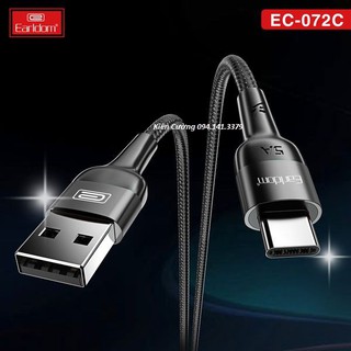 Cáp sạc siêu nhanh 5A Earldom EC-072C Chân TypeC