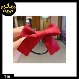 Cột Tóc nơ đỏ siêu đáng yêu – T16