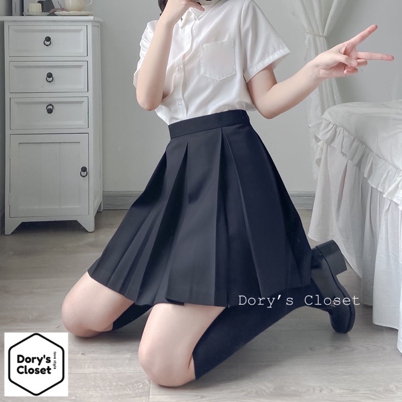 Váy JK xếp ly nếp rộng phong cách Nhật Bản Dory’s Closet
