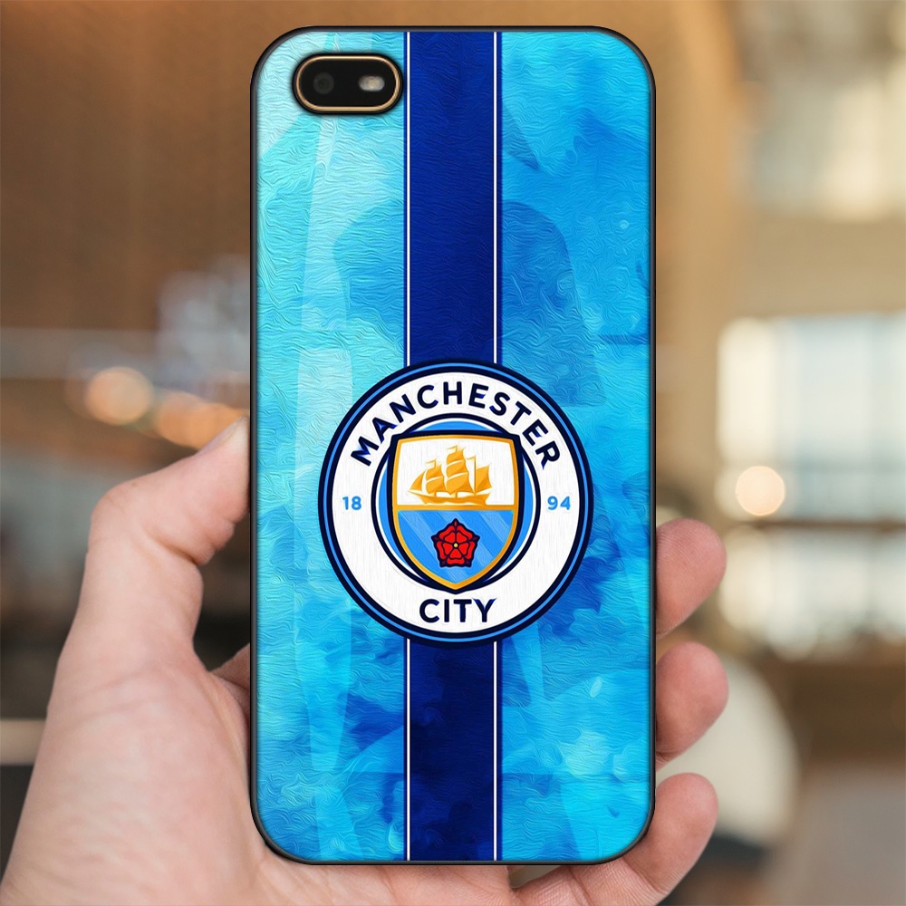 Ốp lưng Oppo A1K viền đen in hình Manchester City MC