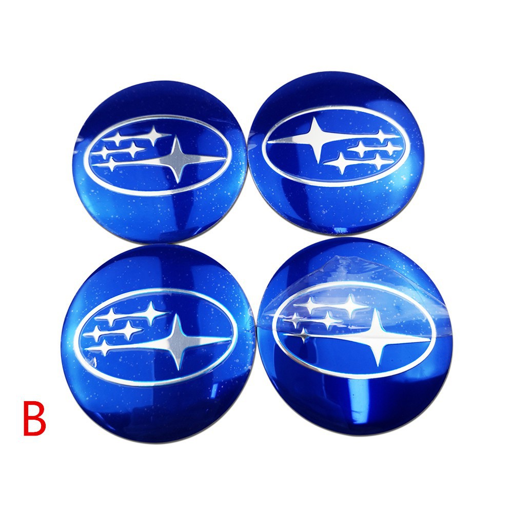 Bộ 4 Nắp Đậy Trục Bánh Xe Ô Tô 56mm Subaru