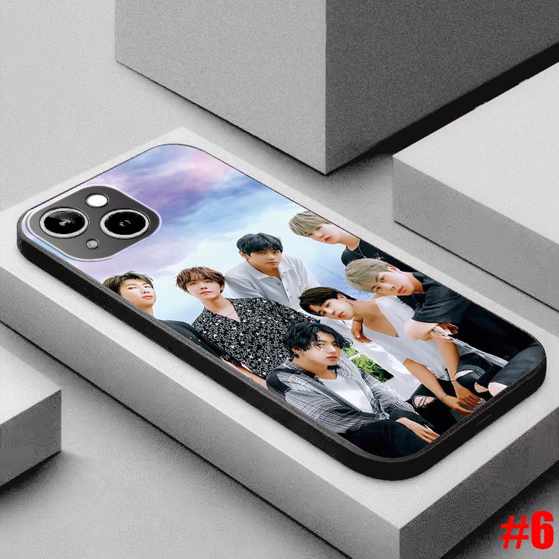 Ốp lưng TPU mềm For iPhone X 6 6s 6Plus 6s Plus 7 7Plus 8 8Plus 5 5s SE BTS hoa văn