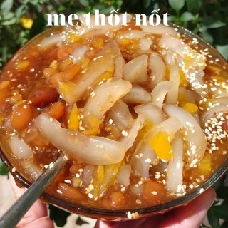Me rim thốt nốt thơm nhà làm đảm bảo thơm ngon chỉ cần thêm đá vào dùng