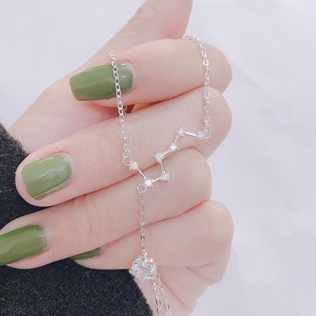 Dây chuyền nữ bạc ta, thiết kế dựa theo ý tưởng CHÒM SAO của dải Ngân Hà Mainomi Shop Bạc Xinh