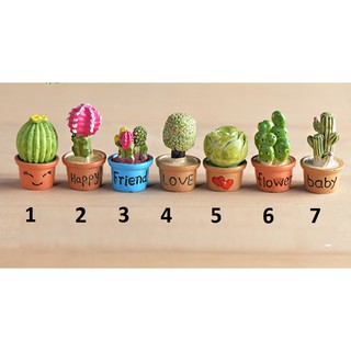 [Tiểu Cảnh] ❤❤Chậu Sen Đá, Xương Rồng Xinh Xắn❤❤ Phụ Kiện Trang Trí Tiểu Cảnh Sen Đá, Terrarium, Decord Mô Hình