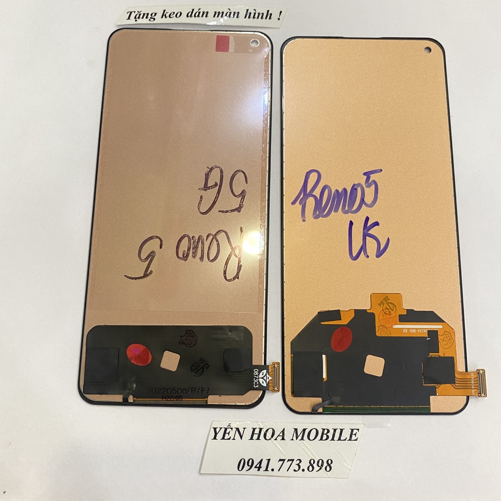 Màn hình thay thế reno 5 5g / reno 6/ reno 6z/ k9/ realme q3 pro/ gtneo mã QX