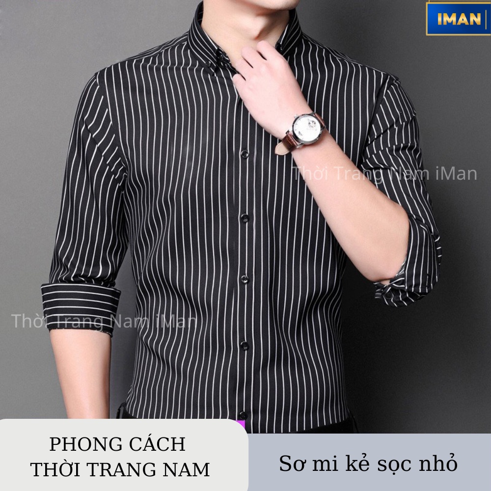 Áo Sơ Mi Nam Kẻ Sọc Dài Tay, Áo Sơ Mi Nam Công Sở Mền Mịn, Bền Đẹp, Thời Trang Cao Cấp