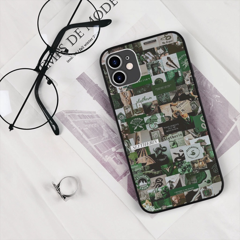 Ốp Lưng SLYTHERIN Harry Potter Xanh lá đẳng cấp dành cho Iphone 6 7 8 Plus 11 12 13 Pro Max X Xr MINI PAP20210420