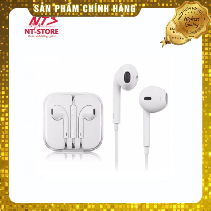 (BAOSHIP)  Tai Nghe iPhone 6S Chính hãng âm thanh hay - NT STORE Chính Hãng