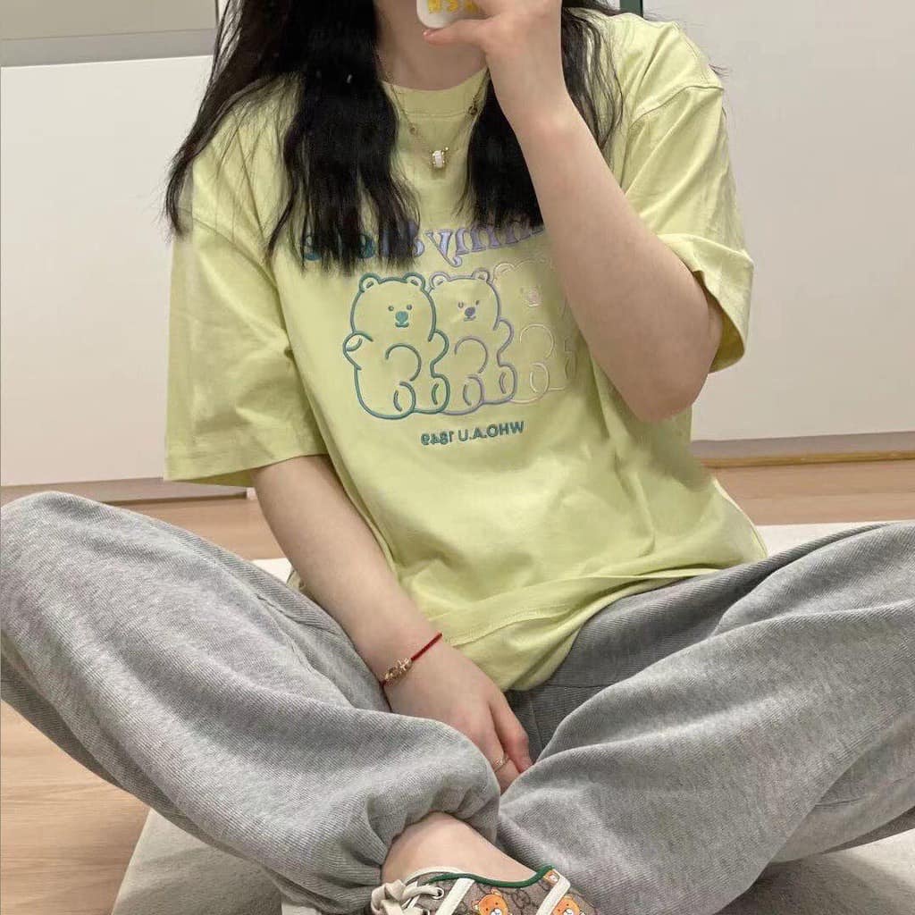 Áo gấu Whoau Gummy steve sale 74%