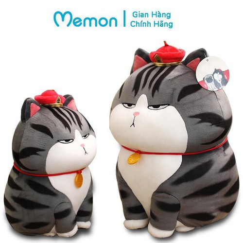 Gấu Bông Mèo Hoàng Thượng Gầy- Chân Chụm Cao Cấp Memon loại nhỏ