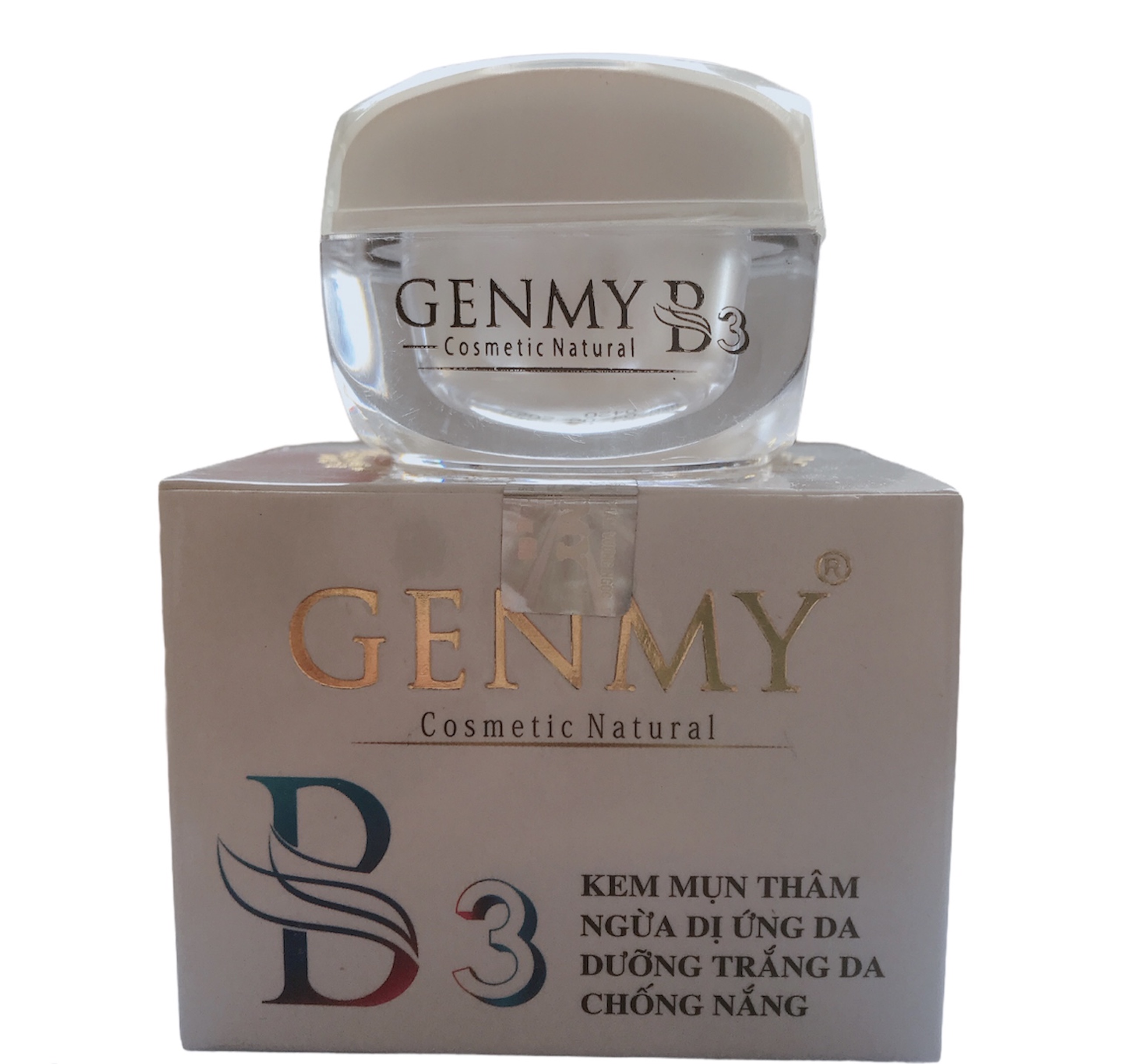 Kem Genmy B3 mụn thâm dưỡng trắng da chống nắng 10g, 18g