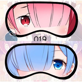 [SALE GIÁ XƯỞNG] Bịt mắt ngủ manga anime Re zero Ram Rem bịt mắt manga bịt mắt anime