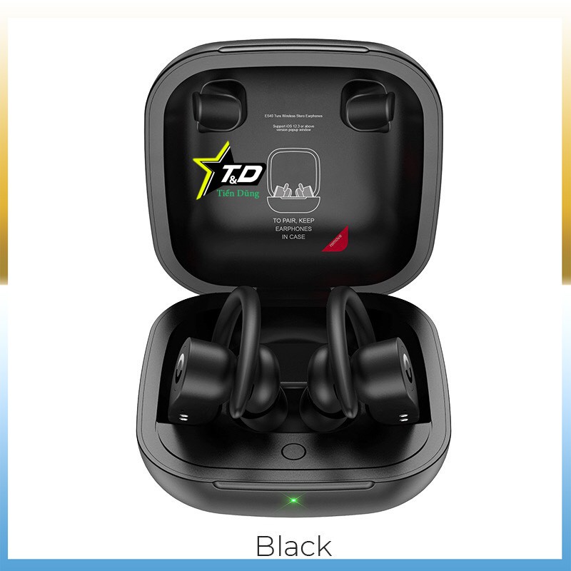 Tai nghe bluetooth Hoco ES40 TWS kèm dock sạc hỗ trợ tự kết nối pop-up cho iphone - Tai nghe không dây ES40 ôm tai