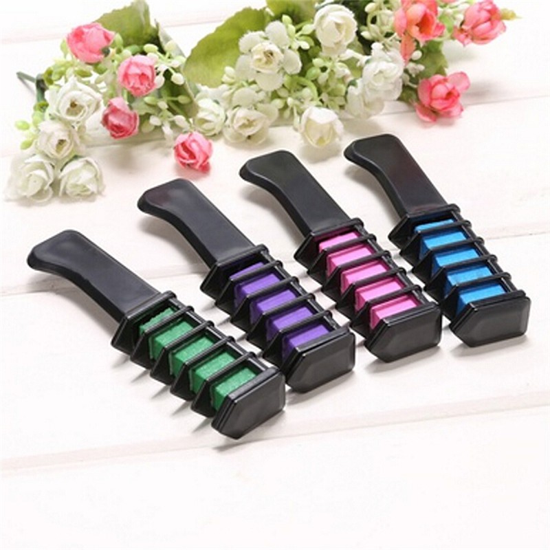 1 Cây Phấn Nhuộm Tóc Tạm Thời Màu Pastel Mềm Mại Tiện Dụng Cho Salon