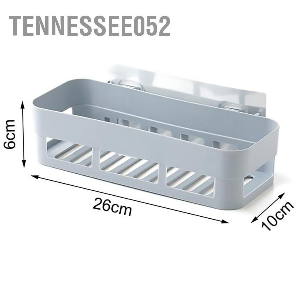 Tennessee052 Giỏ đựng đồ tắm bằng nhựa gắn tường Kết dính Kệ tổ chức cho phòng tại nhà