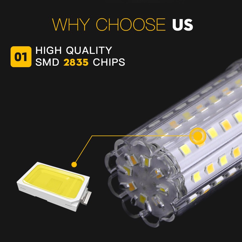 CHUANGYANG Bóng đèn led bắp 3 màu E27 12w 18w tiện lợi tiết kiệm năng lượng