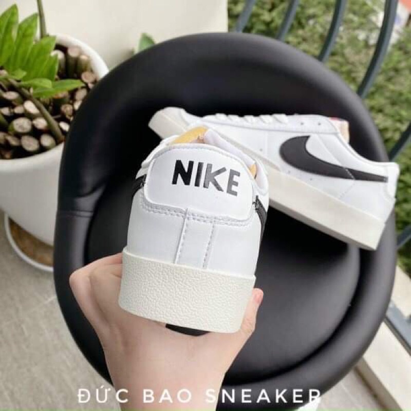 Giày Nike Blazer MID 77 cổ thâpsl màu trắng bản tiêu chuẩn nam nữ đều đi được dễ phối đồ .sneaker hót nhất 2022!