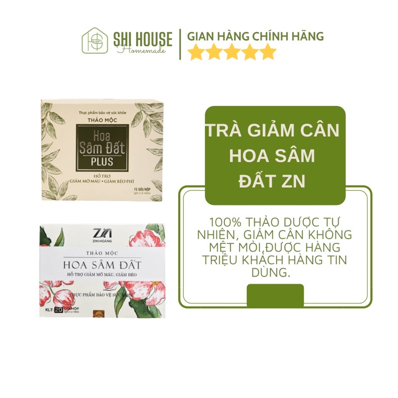 Trà Giảm Cân Hoa Sâm Đất Zn ( xả kho)