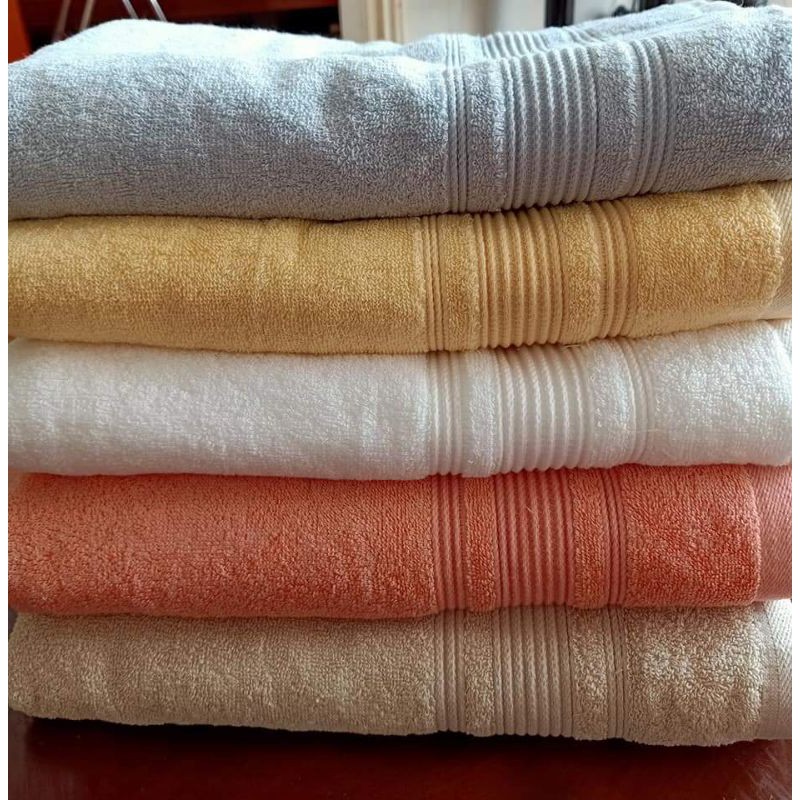 [SIÊU RẺ] Khăn tắm cotton xuất Nhật, bông mịn, thấm hút, không thô ráp, màu siêu đẹp 70x140 cm