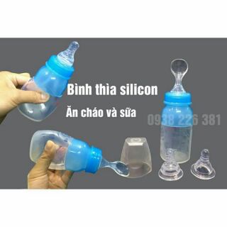 Bình thìa ăn dặm và bình sữa 2 in 1