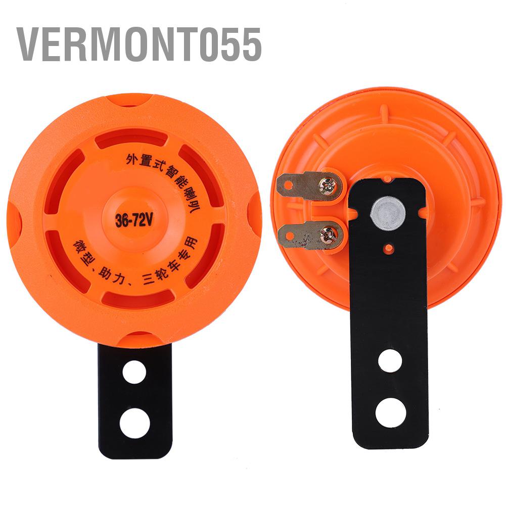 Hàng Hot Chuông còi điện tử thông minh chống nước cho xe đạp 36V / 48V 60V 72V Vermont055 Hàng giao ngay