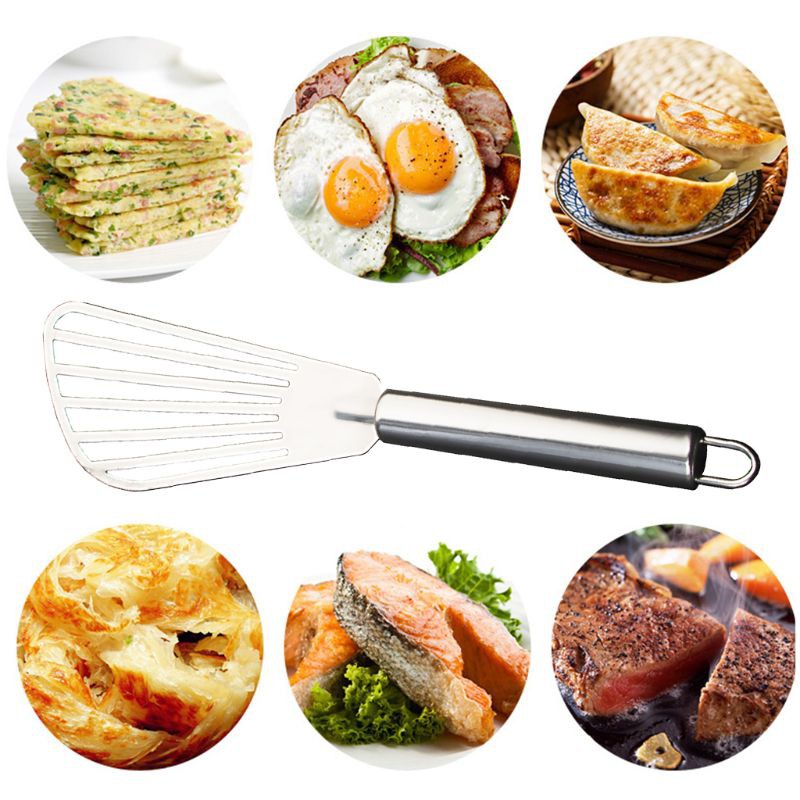 FLEXIBLE Xẻng Nấu Ăn Chuyên Nghiệp Bằng Thép Không Gỉ