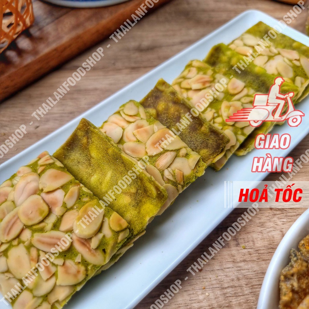 Bánh Ngói Hạnh Nhân (Truyền Thống, Trứng Muối, Socola, Matcha - Trà Xanh) - Bánh ăn kiêng Healthy Giảm Cân