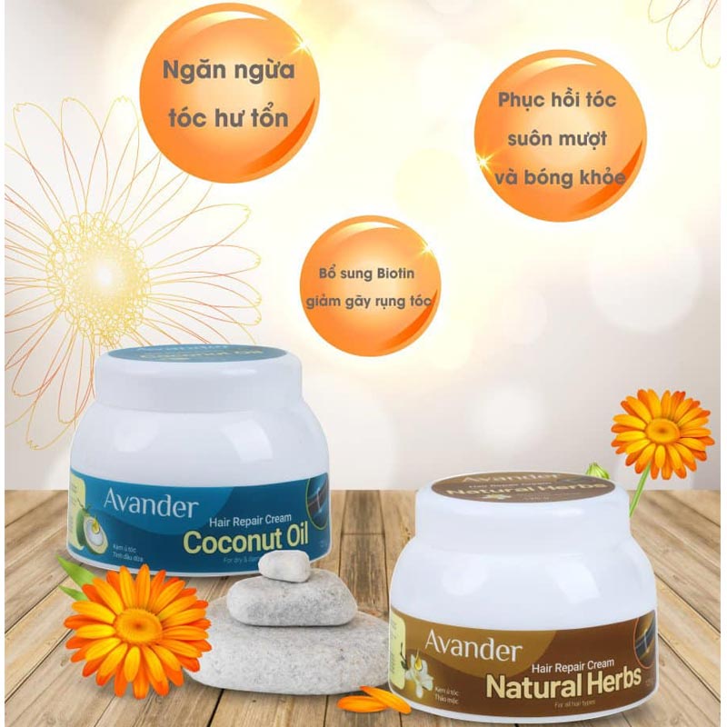 Kem Ủ Tóc Avander Hair Repair Cream 125g