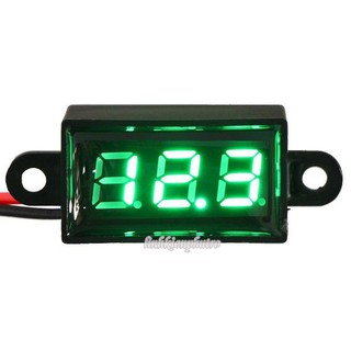 Đồng hồ đo áp DC chống nước - Green