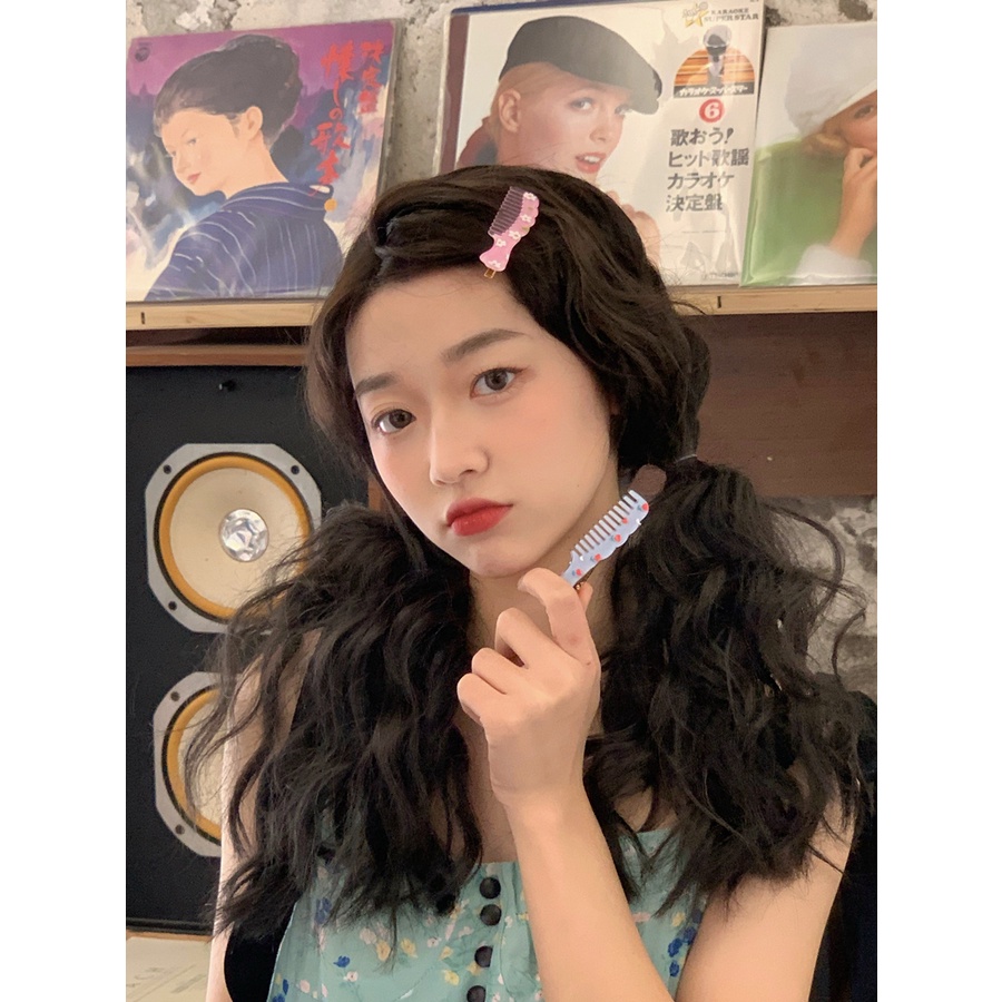 Kẹp tóc mái hình lược xinh xắn dễ thương