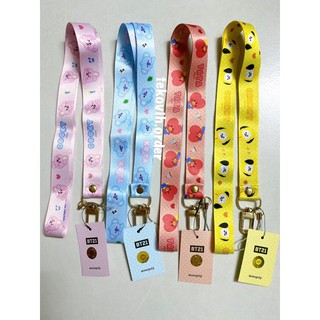 Dây đeo cổ BT21 baby | Neck strap chính hãng (Sẵn Tata, Cooky, Chimmy, Koya)