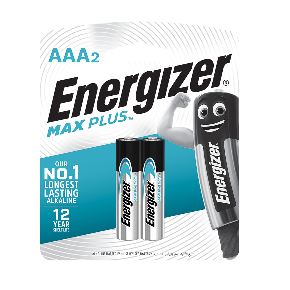 Pin Energizer Max Plus AAA E92 BP2 - 100922572