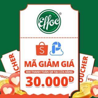 E-voucher giảm 30.000đ khi thanh toán airpay qr tại effoc coffee