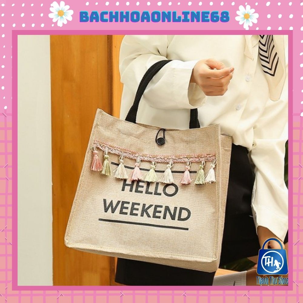 TÚI CÓI SIZE TO TUA RUA ĐI BIỂN HELLO WEEKEND BH 489