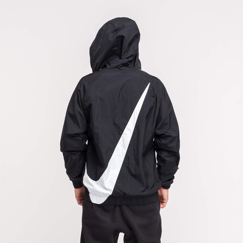 Áo khoác Nike Taped Swoosh Popover Jacket - Đen