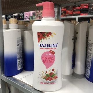 Sữa tắm trắng da Hazeline Yến mạch và dâu tằm 670g