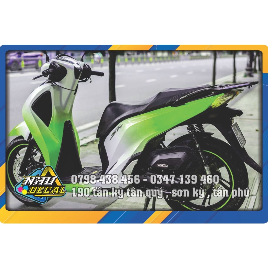 Tem trùm SH 2017-2019 phối màu - Chuyển sắc 01