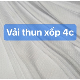 Vải thun xốp 4c may áo thun, may ga giường, may khẩu trang [Giá bán 1m] - [ Sơn Lương Shop Hà Nội ]