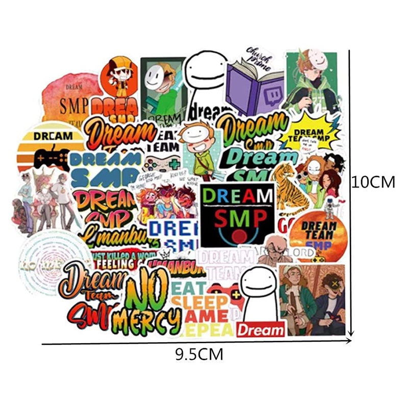 Bộ 50 Miếng Dán Trang Trí Điện Thoại / Laptop / Xe Hơi Họa Tiết Graffiti Hoạt Hình Dễ Thương