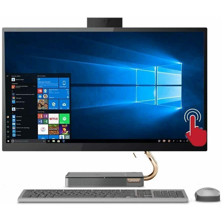 All in one Lenovo A540-27ICB - Máy vi tính AIO 27" QHD 2560 x 1440 màn hình cảm ứng I5-9400 Ram 12Gb SSD 256Gb Like new