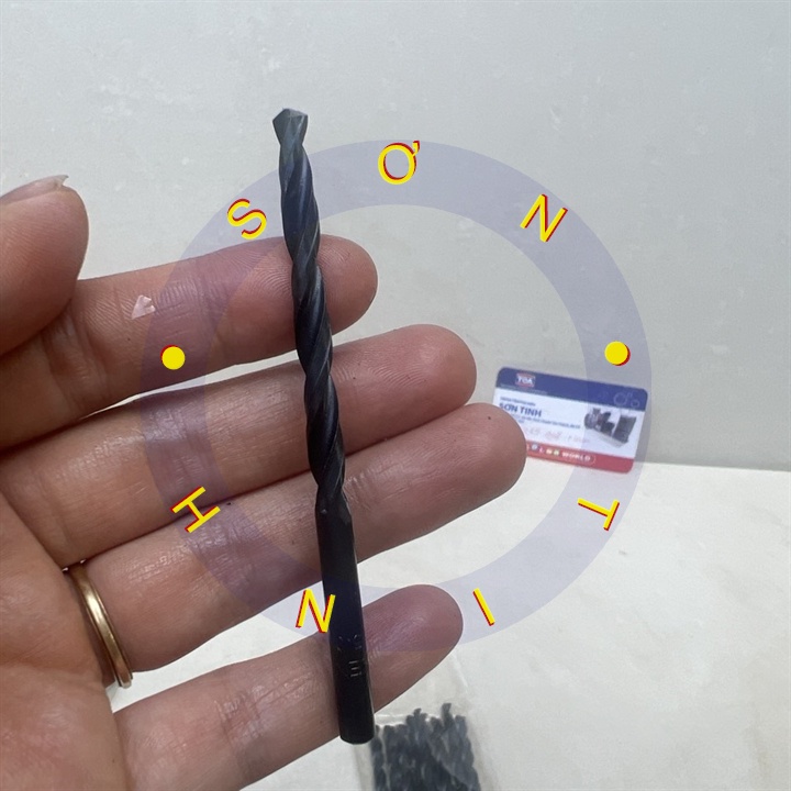 Mũi khoan sắt đen 5 mm HSS tolsen 75008 [ bán lẻ 1 cây]