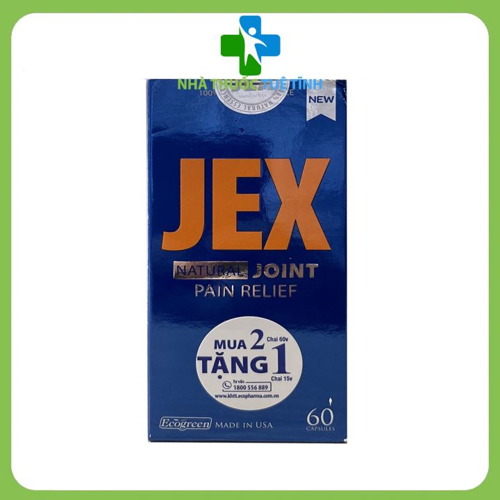 [CHÍNH HÃNG] Viên Uống Bổ Khớp Jex Max - Có Tem Tích Điểm, Tái Tạo Sụn Chứa Peptan, Chondroitin Và C